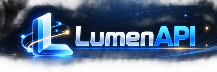 LumenAPI 霓虹光轨品牌标志